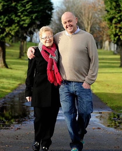 Tommy Whitelaw and his Mother