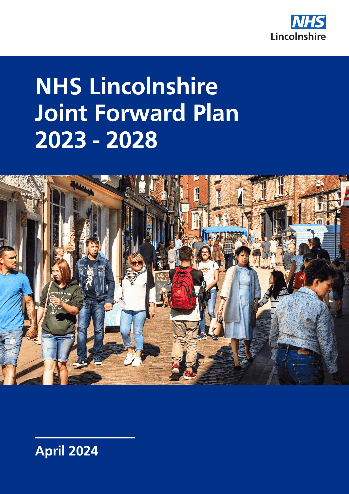 NHS Lincolnshire Joint Forward Plan cover